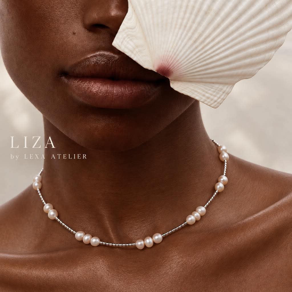 Колие от естествени перли LIZA